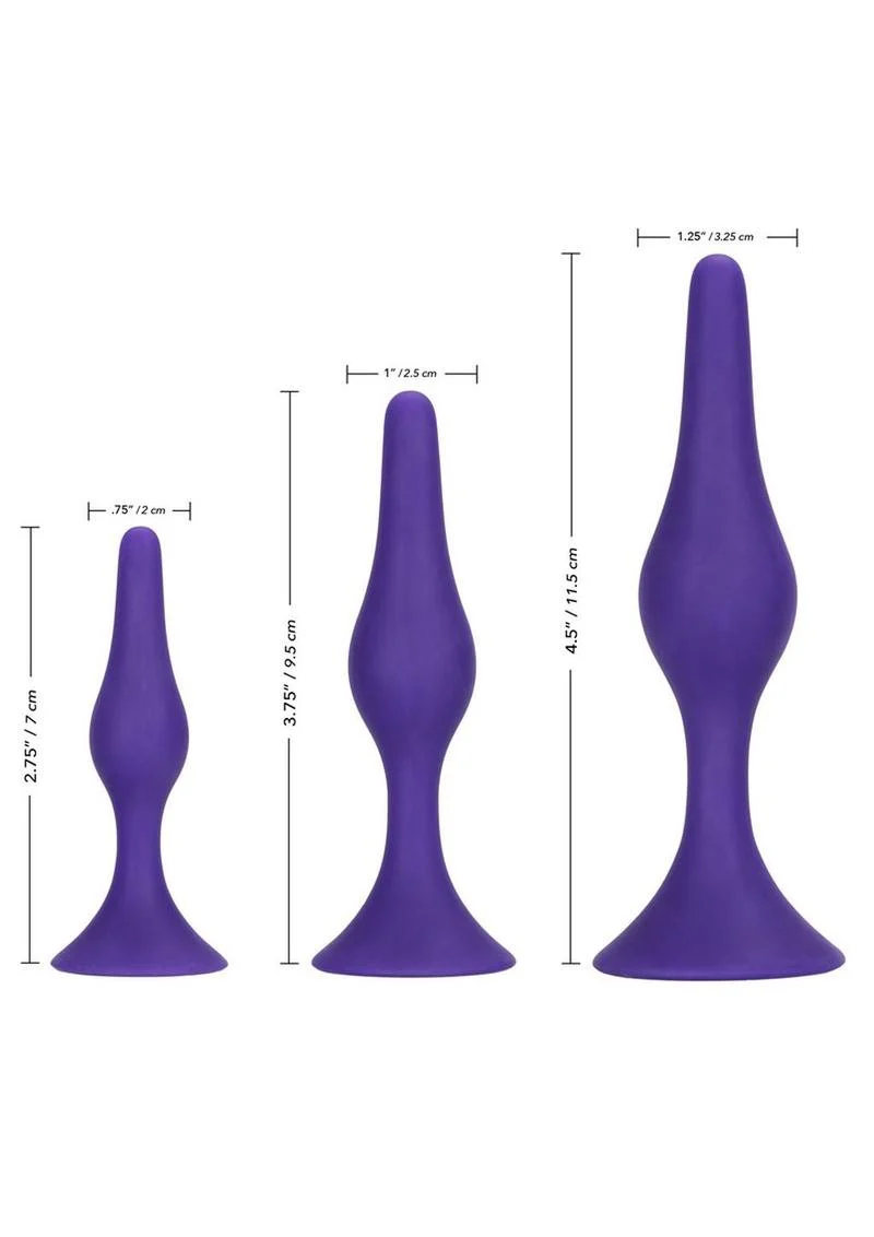 Booty Call Booty Trainer Starter Kit Silicone Anal Plugs - Image 3
