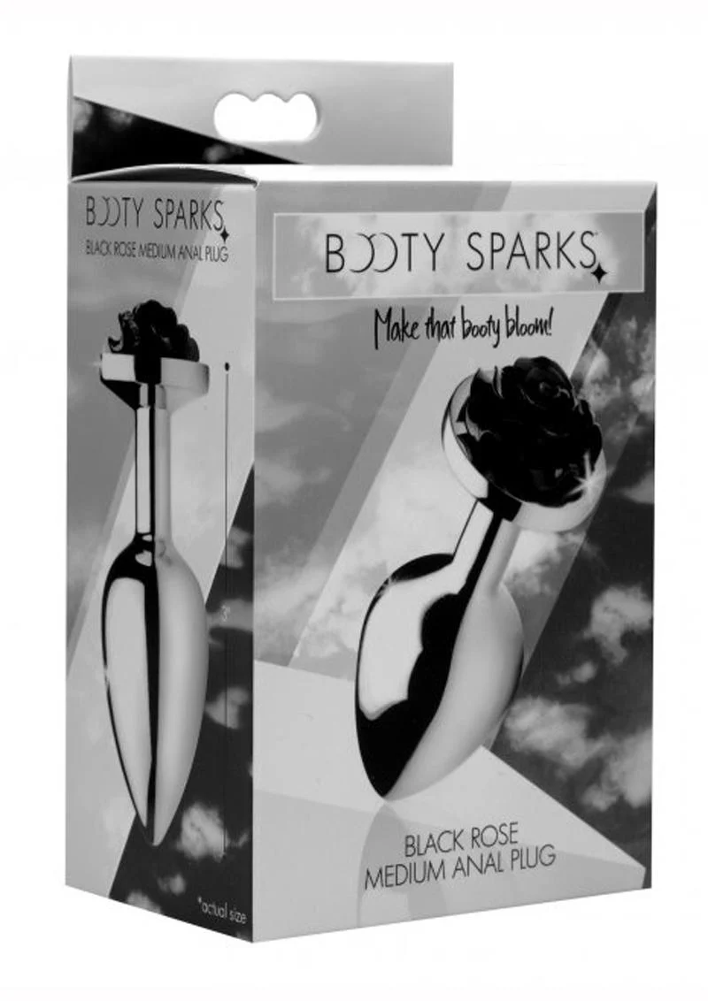 Booty Sparks Black Rose Medium Anal Plug - Image 11