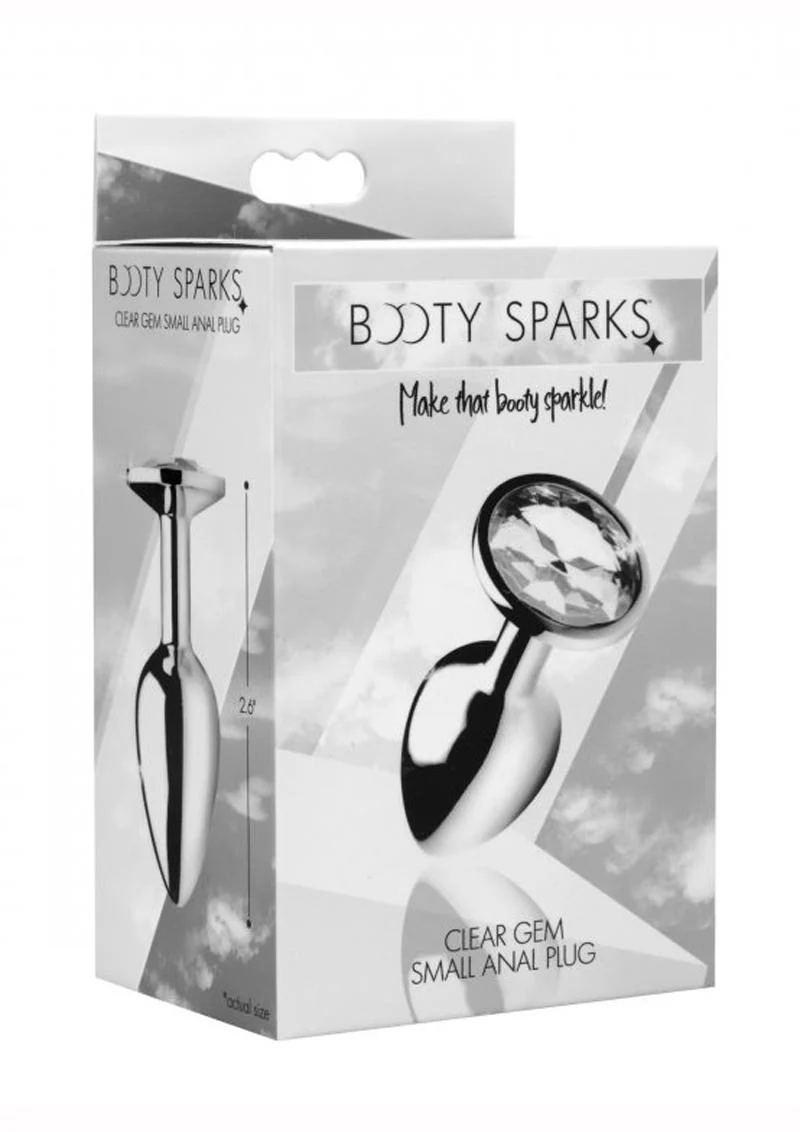 Booty Sparks Clear Gem Small Anal Plug - Image 4
