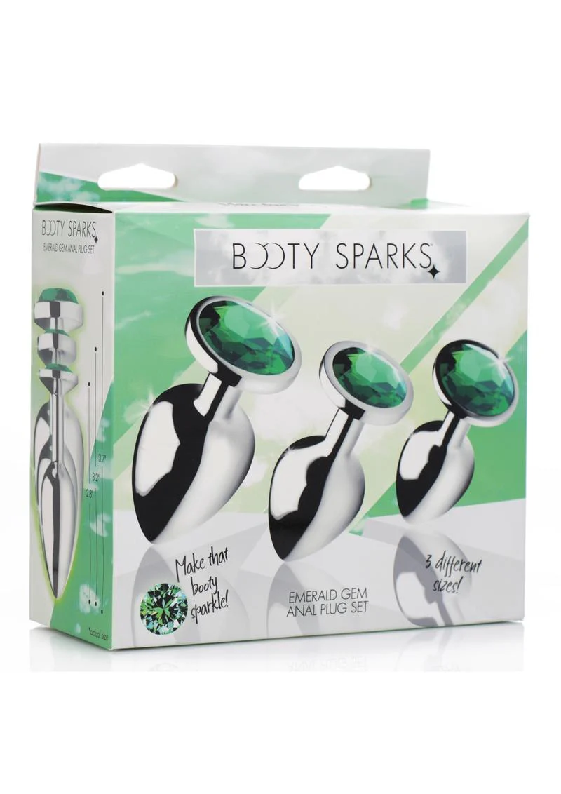 Booty Sparks Emerald Gem Anal Plug - Image 4