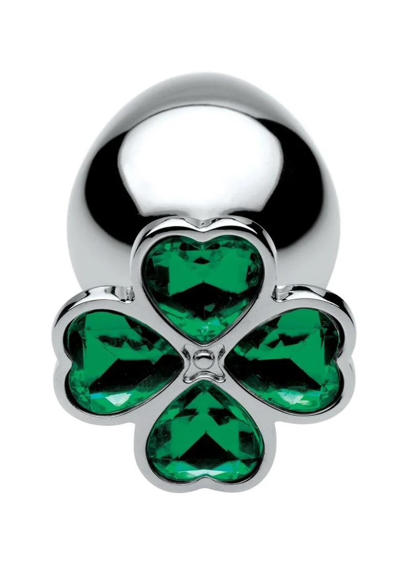 Booty Sparks Lucky Clover Gem Large Anal Plug - Image 2