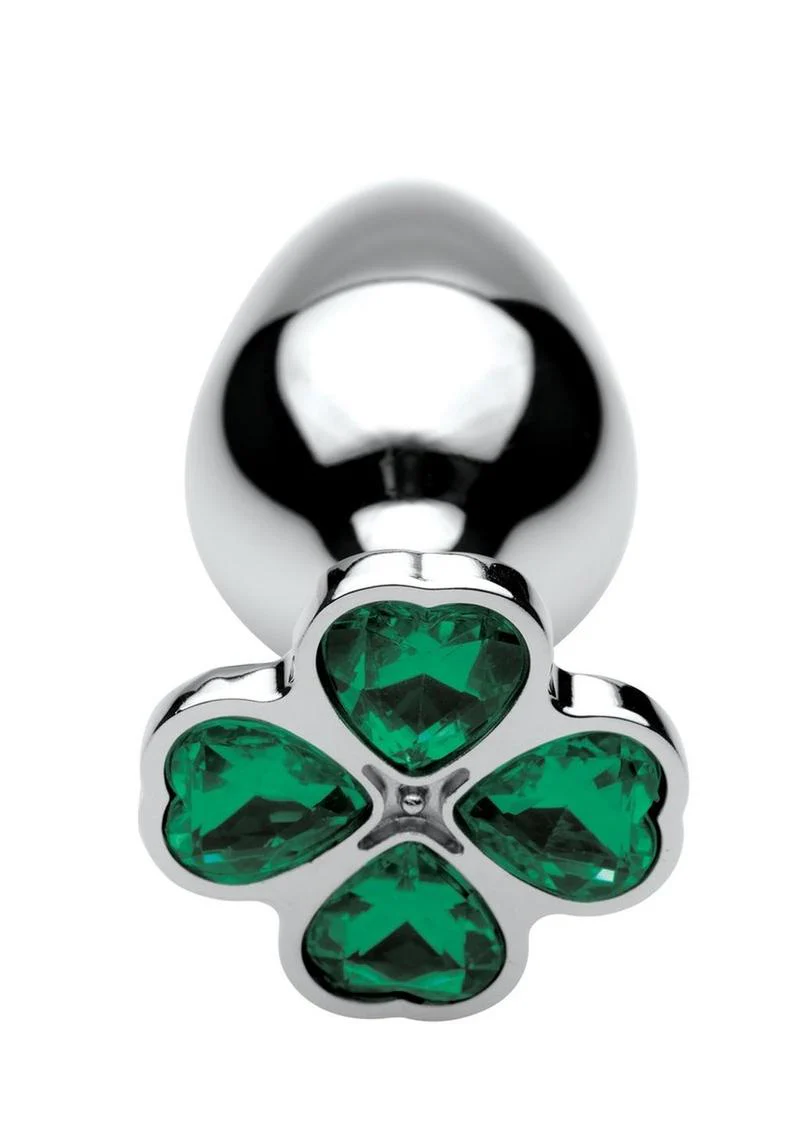 Booty Sparks Lucky Clover Gem Medium Anal Plug - Image 2