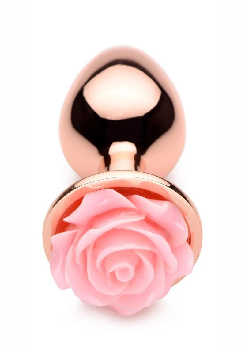 Booty Sparks Pink Rose Aluminum Anal Plug - Image 2
