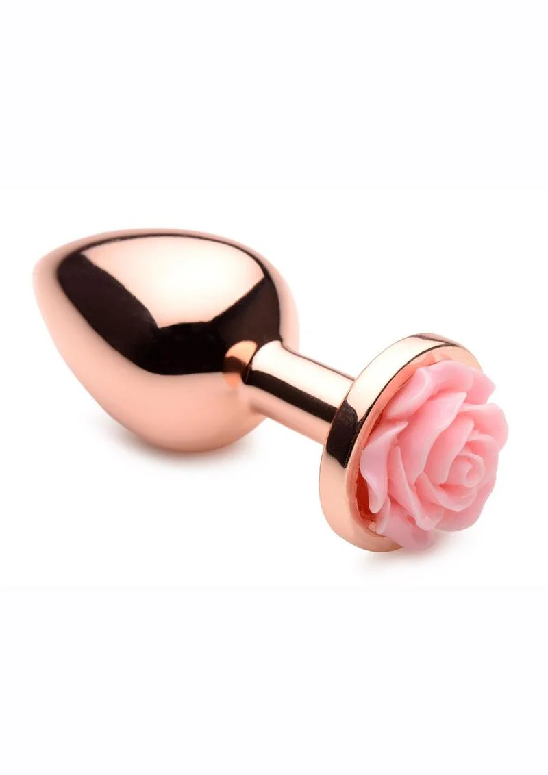 Booty Sparks Pink Rose Aluminum Anal Plug - Image 3