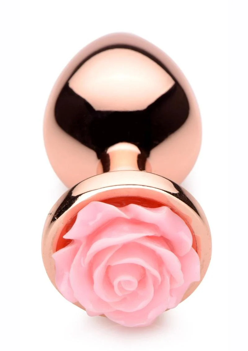 Booty Sparks Pink Rose Aluminum Anal Plug - Image 4
