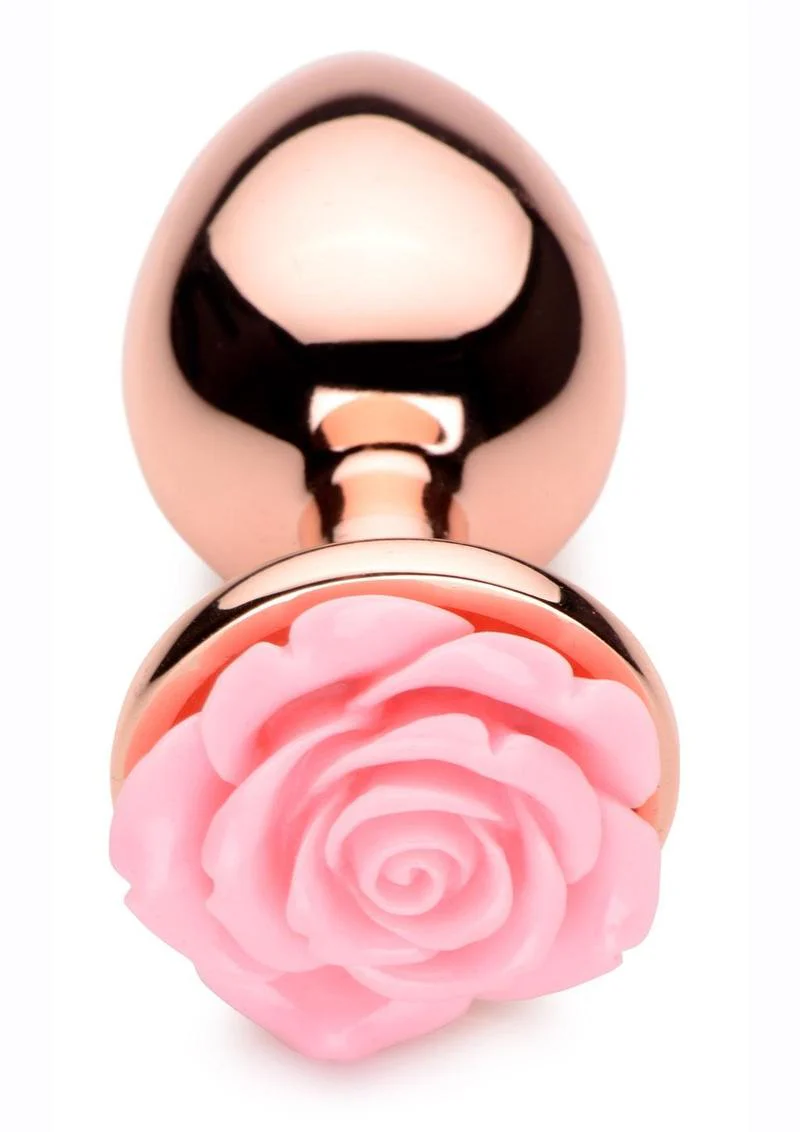 Booty Sparks Pink Rose Aluminum Anal Plug - Image 6