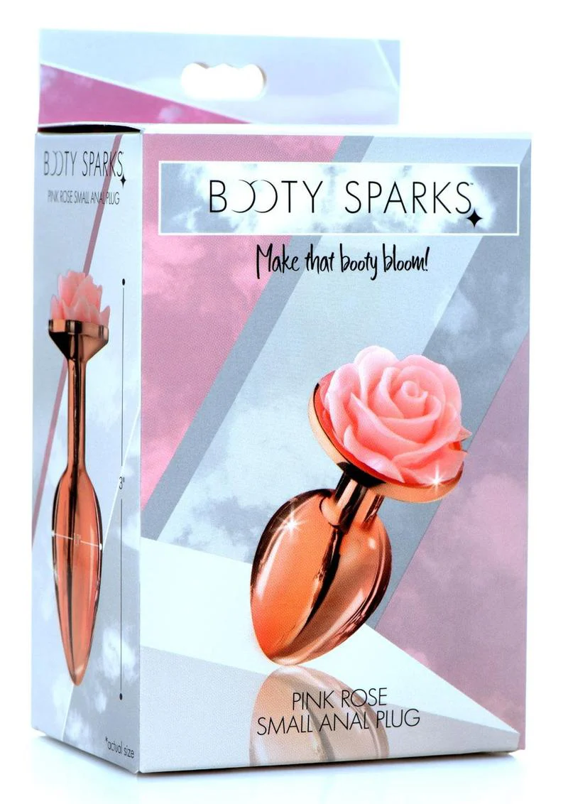Booty Sparks Pink Rose Aluminum Anal Plug - Image 9