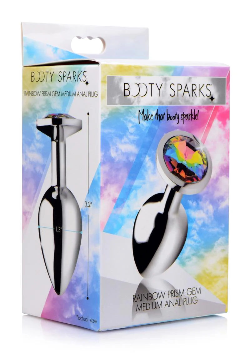 Booty Sparks Rainbow Prism Gem Anal Plug - Image 11