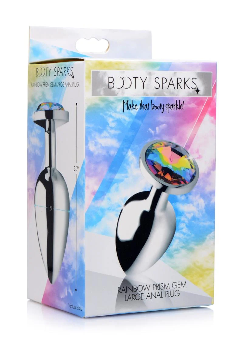Booty Sparks Rainbow Prism Gem Anal Plug - Image 12