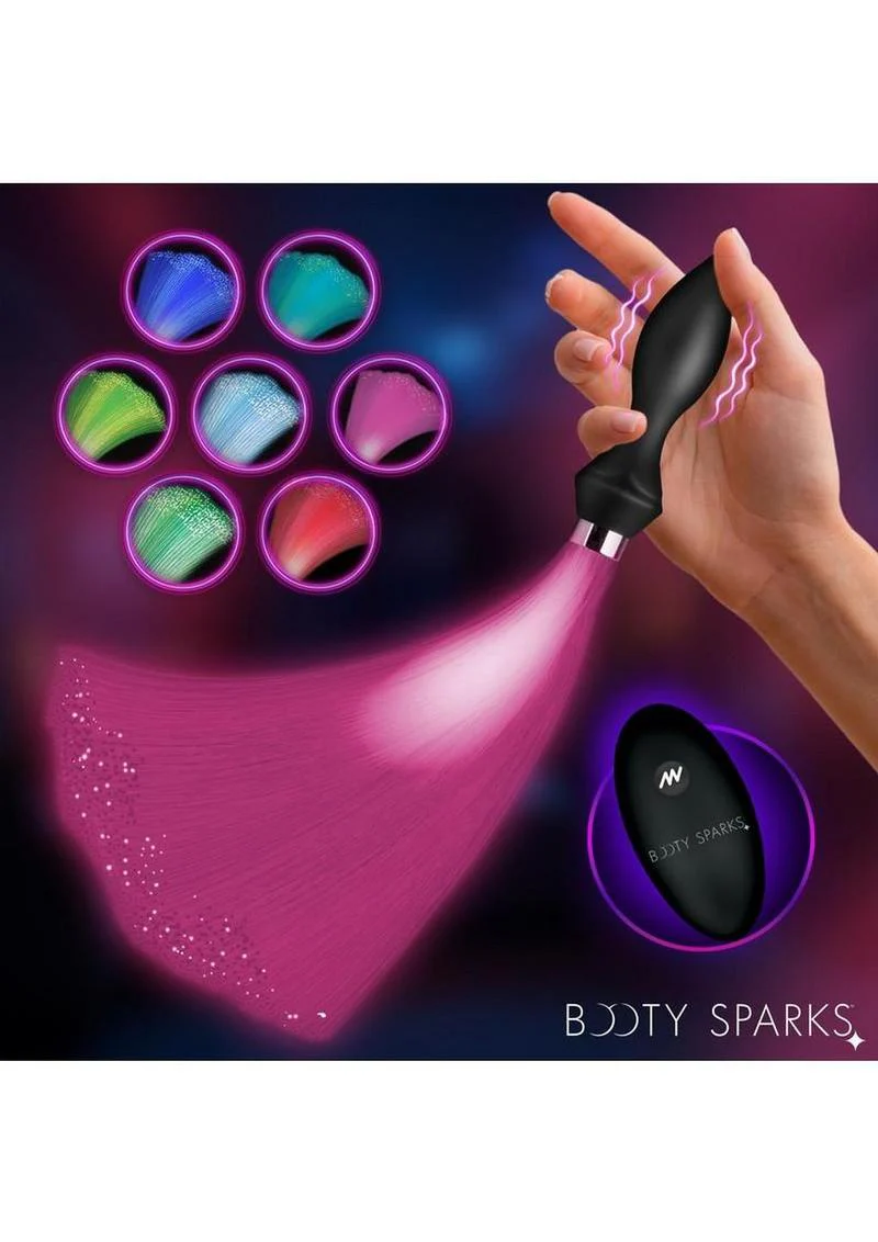 Booty Sparks Vibrating Fiber Optical Butt Plug - Image 2