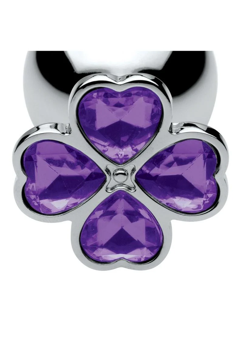 Booty Sparks Violet Flower Gem Anal Plug Set - Image 2