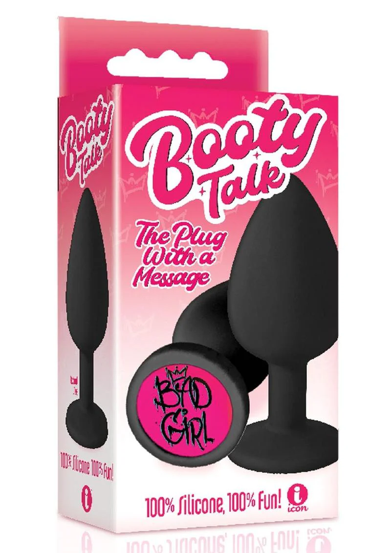 Booty Talk Bad Girl Silicone Butt Plug - Image 2