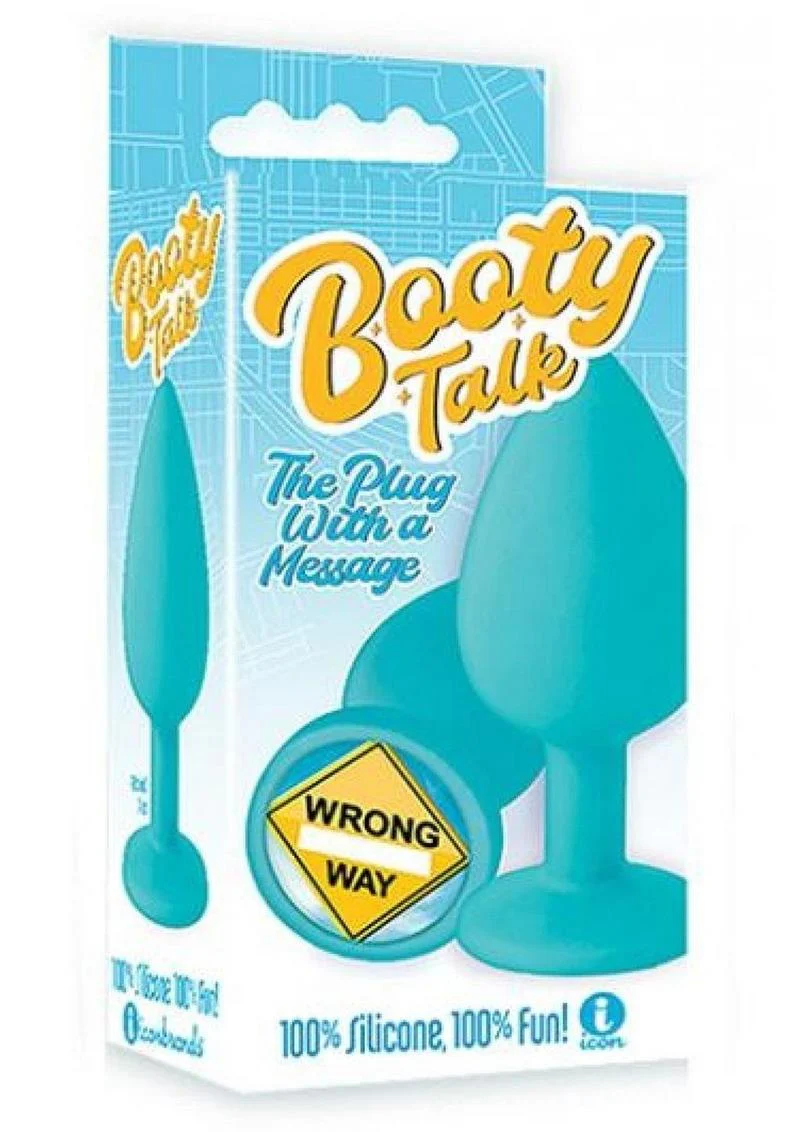 Booty Talk Silicone Butt Plug Wrong Way - Image 2
