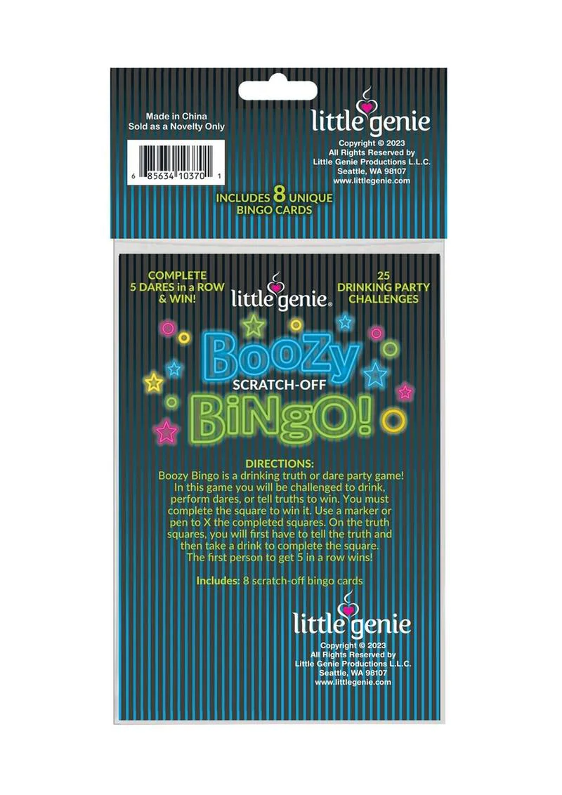 Boozy Bingo Scratch-Off Drinking Game - Image 3
