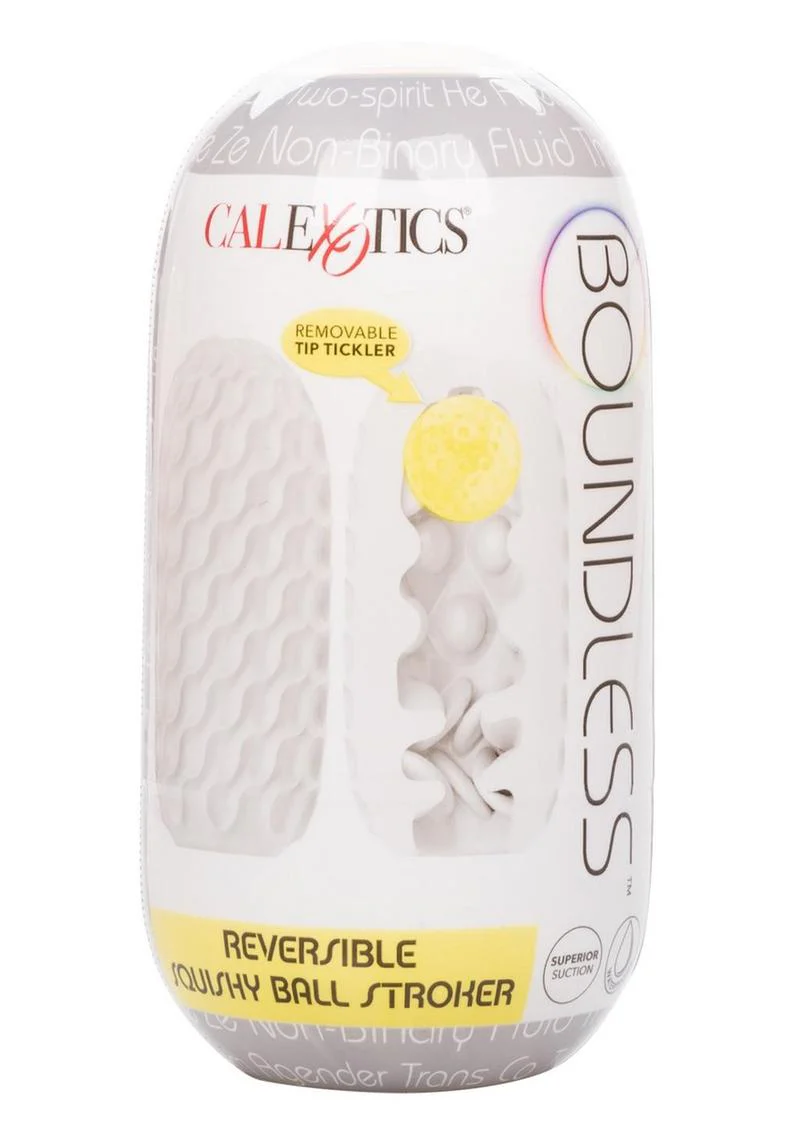 Boundless Reversible Squishy Ball Stroker with Tip Tickler - Image 6