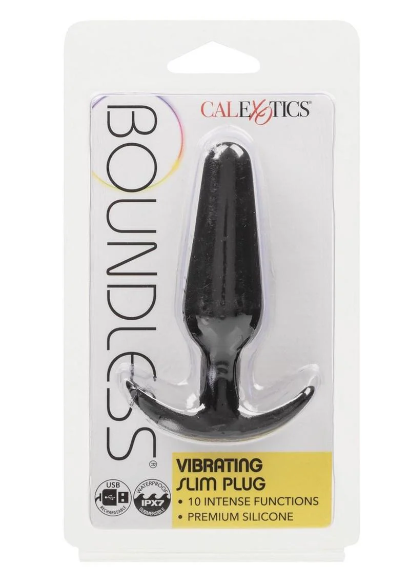 Boundless Vibrating Slim Premium Silicone Anal Plug - Image 4