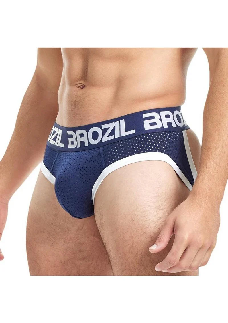 BROZIL Ultra Sport Mesh Brief Bulge And Butt Enhancing Men's Underwear - Image 8
