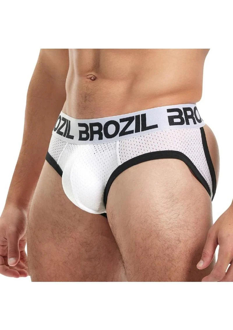 BROZIL Ultra Sport Mesh Brief Bulge And Butt Enhancing Men's Underwear - Image 9