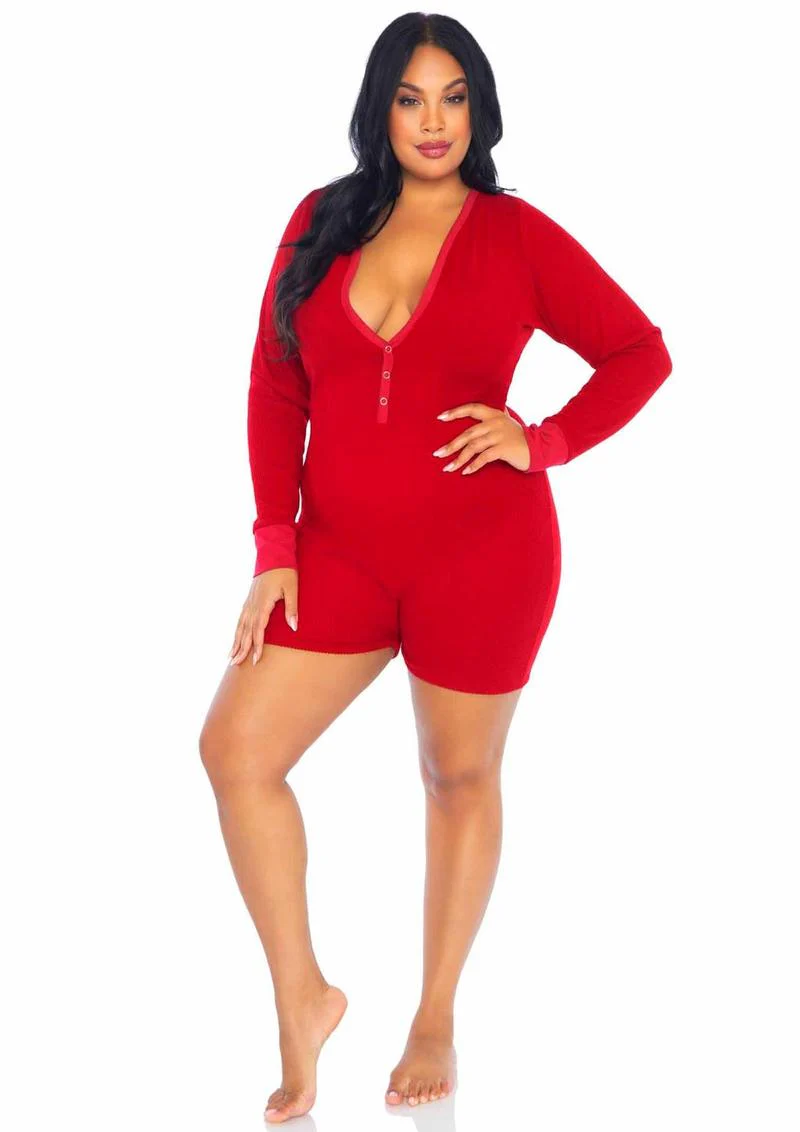 Brushed Rib Romper with Cheeky Snap Closure - Image 16