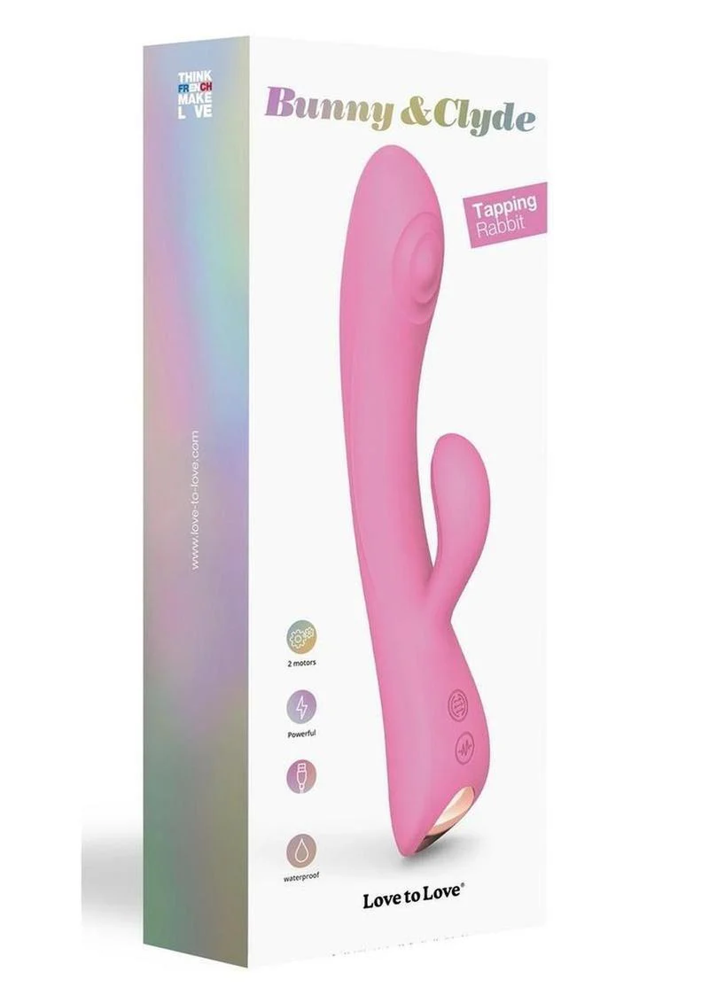 Bunny & Clyde Rechargeable Silicone Rabbit Vibrator - Image 10
