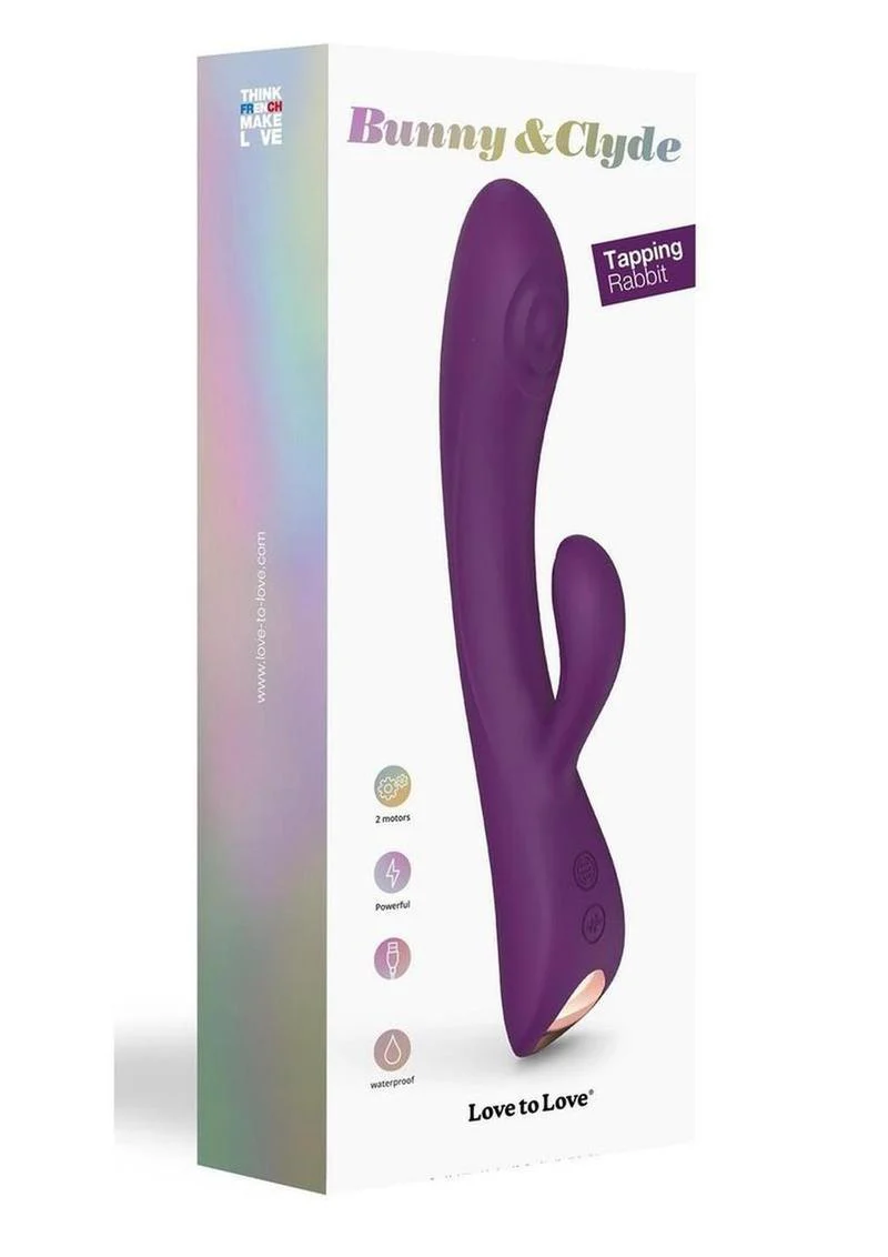 Bunny & Clyde Rechargeable Silicone Rabbit Vibrator - Image 11