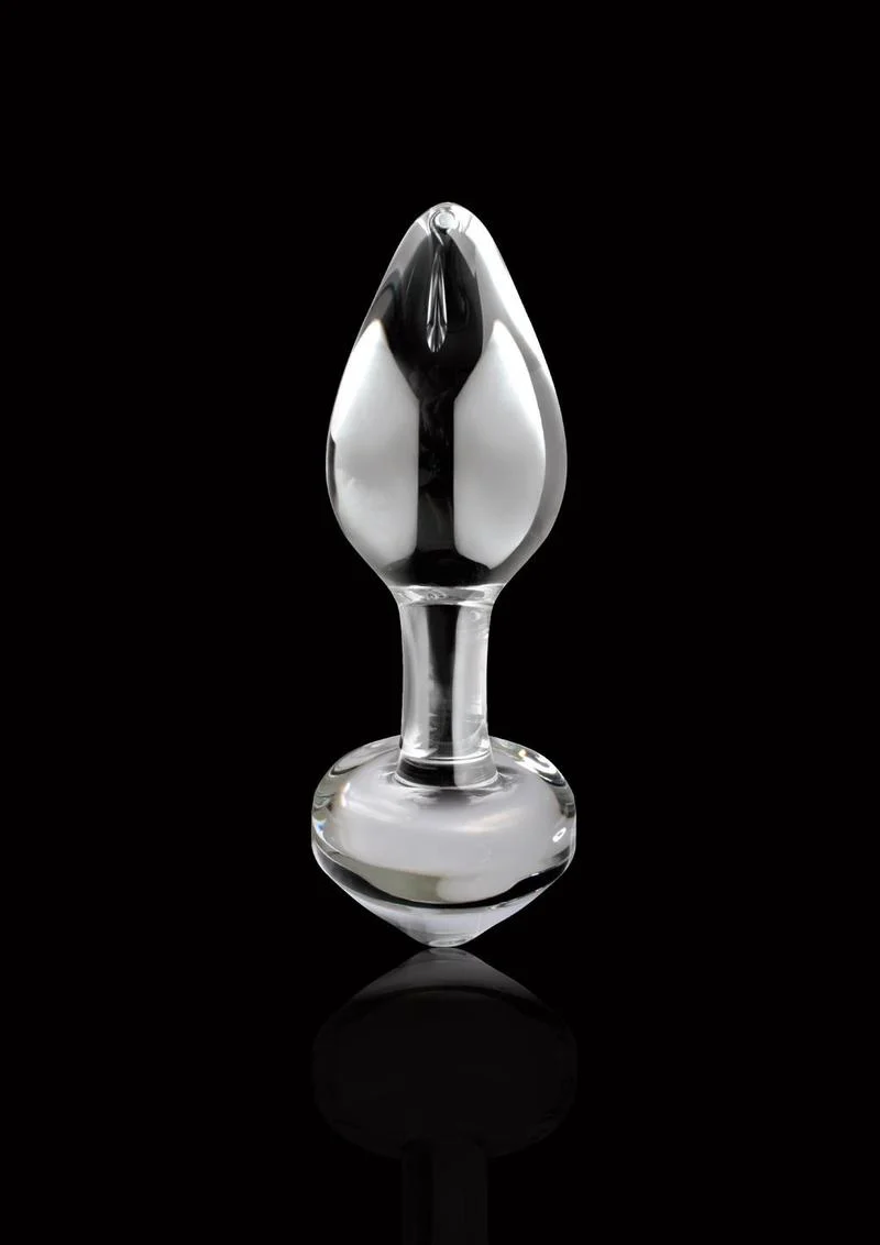 Buy Icicles No. 44 Glass Anal Plug With Safe Flared Base - Image 3