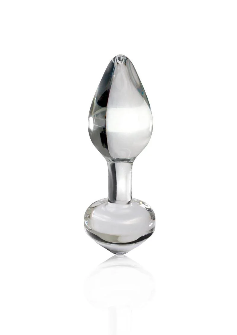 Buy Icicles No. 44 Glass Anal Plug With Safe Flared Base - Image 4