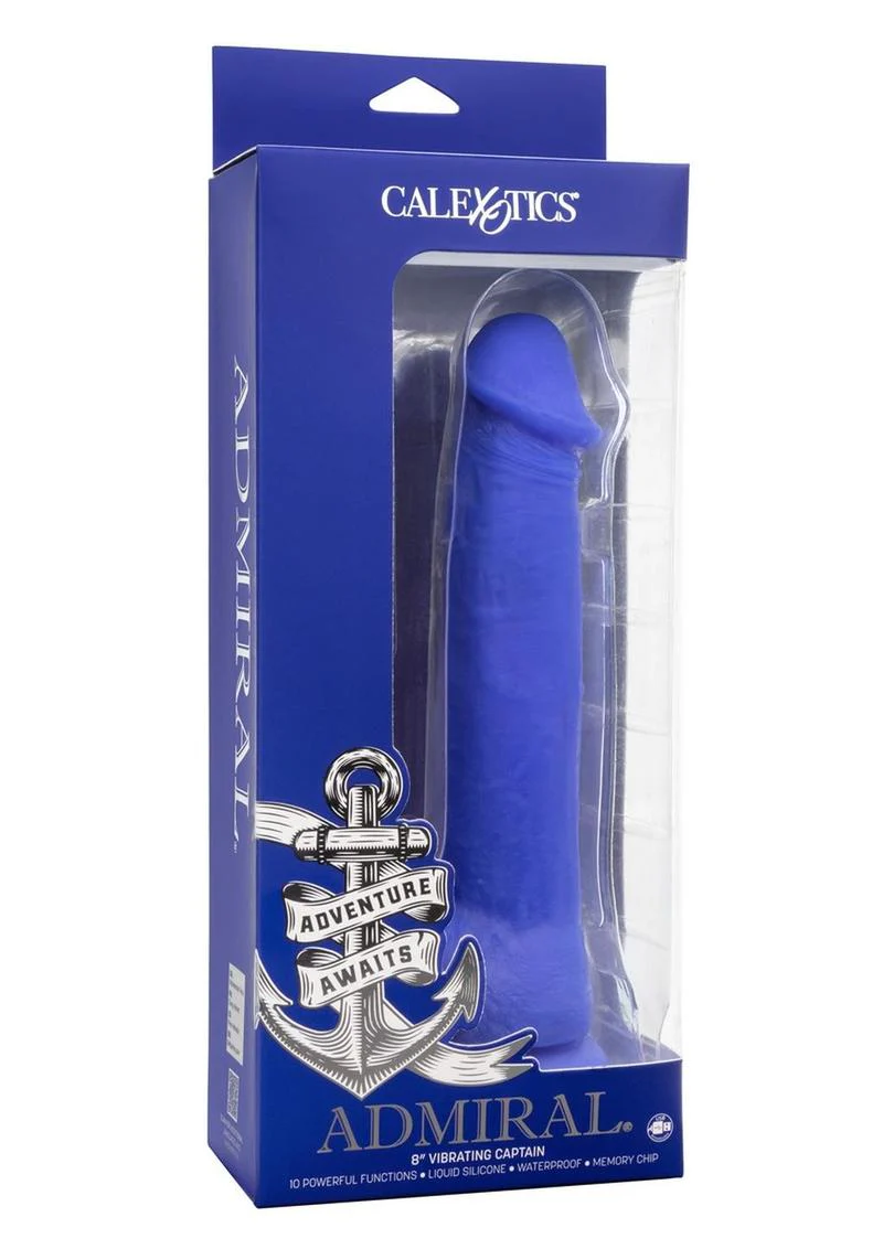 CalExotics Admiral Vibrating Captain Rechargeable Silicone Dildo - Image 4