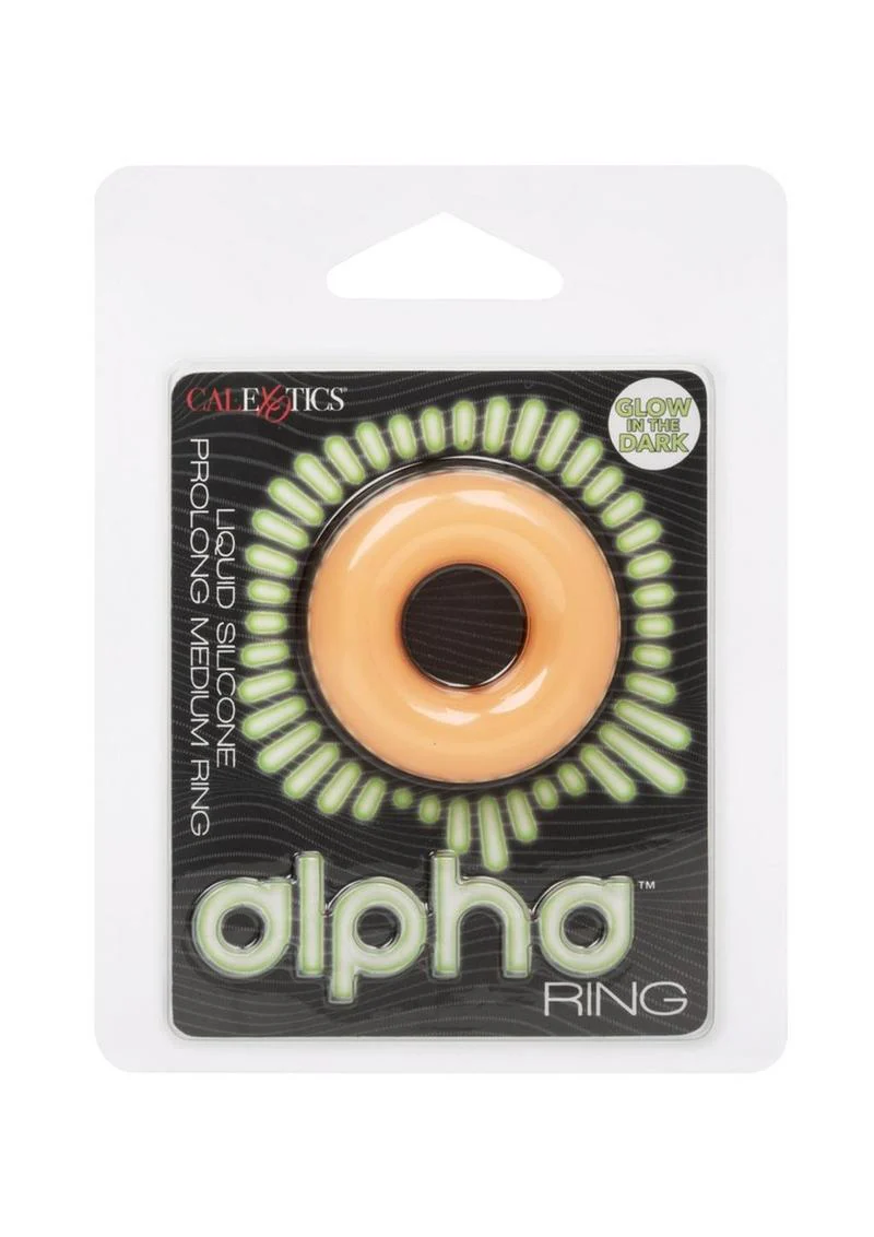 Calexotics Alpha Glow-in-the-Dark Liquid Silicone Prolong Ring - Image 4