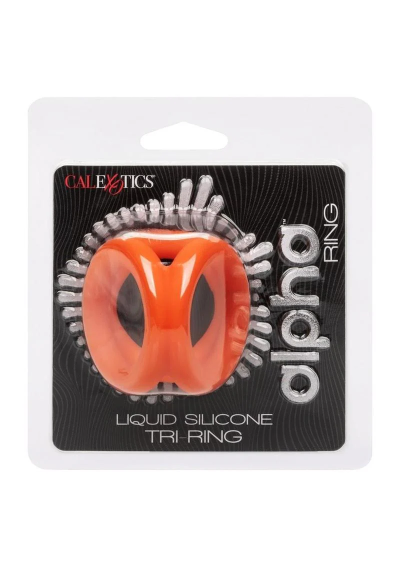 CalExotics Alpha Liquid Silicone Tri-Ring - Image 4