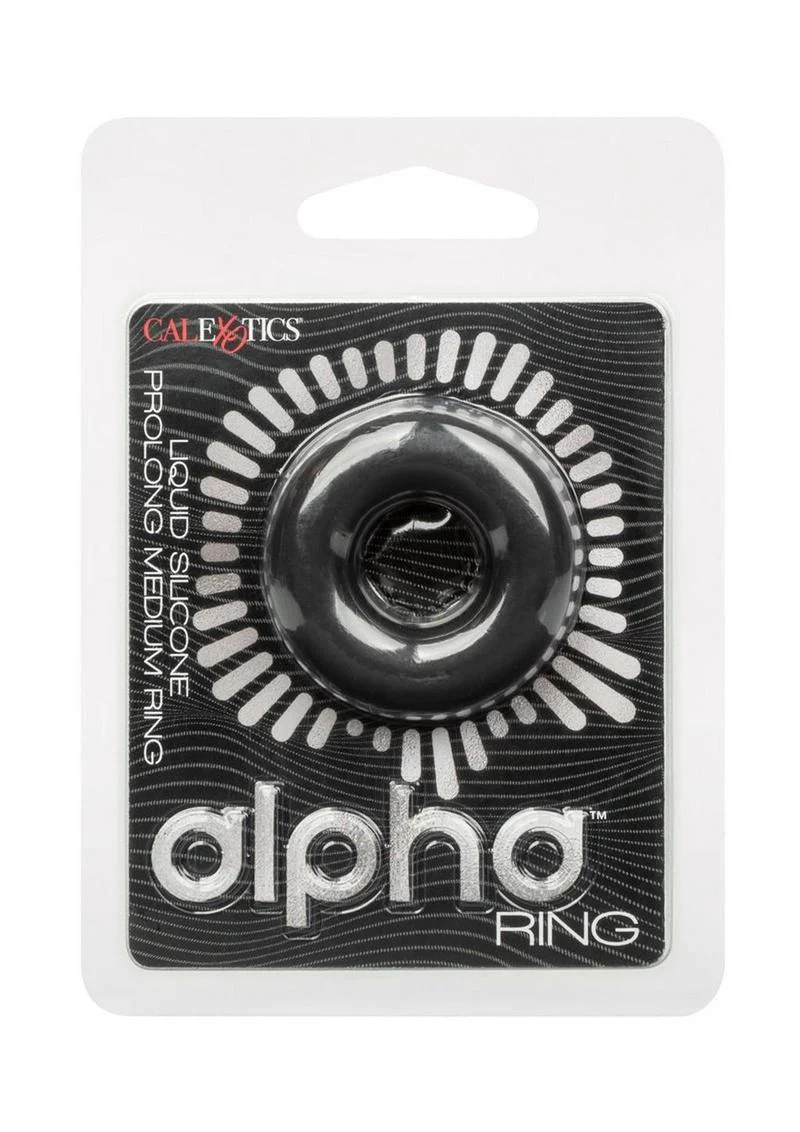 CalExotics Alpha Silicone Prolong Cock Ring - Image 4