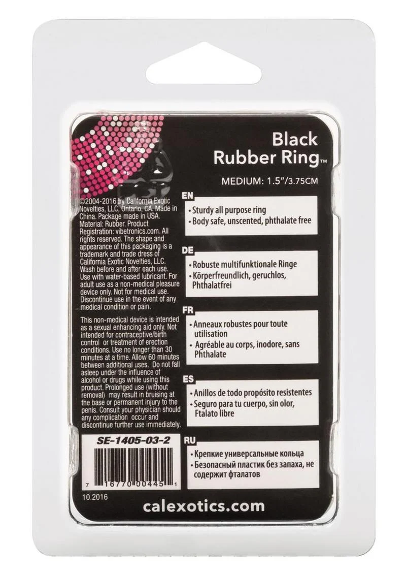 CalExotics Black Rubber Ring Sturdy - Image 7