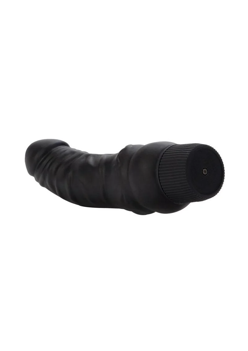 CalExotics Black Velvet Veined Dong Waterproof Vibrator - Image 3