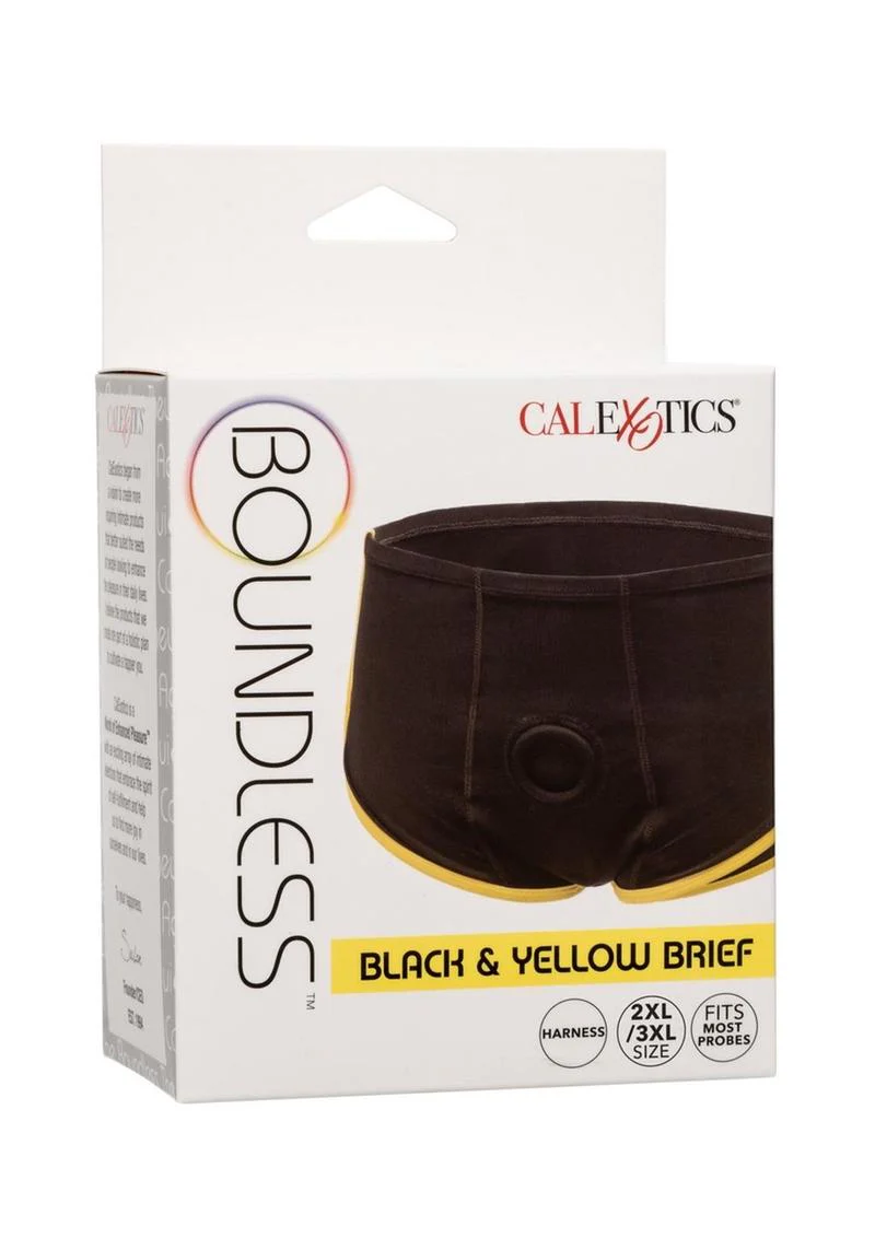 CalExotics Boundless Black And Yellow Brief Harness - Image 8