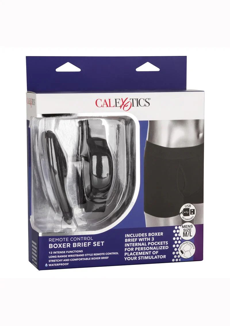 Calexotics Boxer Brief Remote Control Panty Vibrator - Image 4