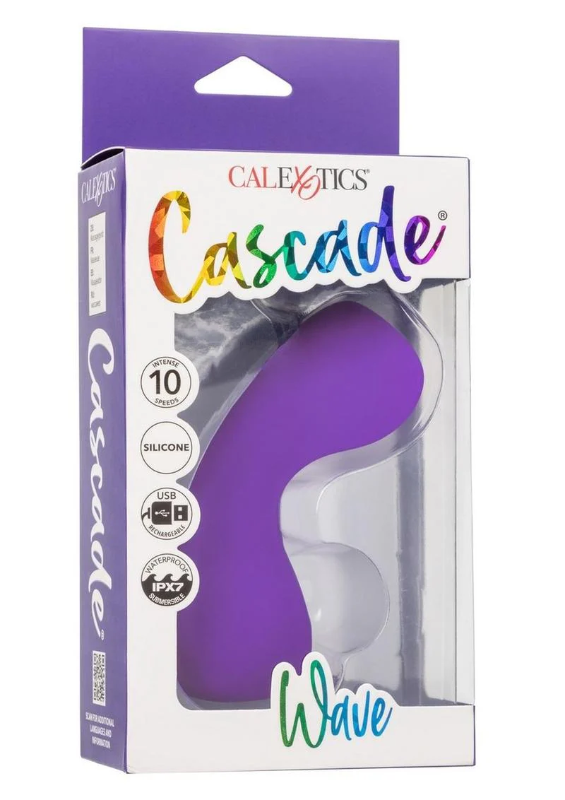 Calexotics Cascade Wave Rechargeable Silicone Vibrator - Image 4