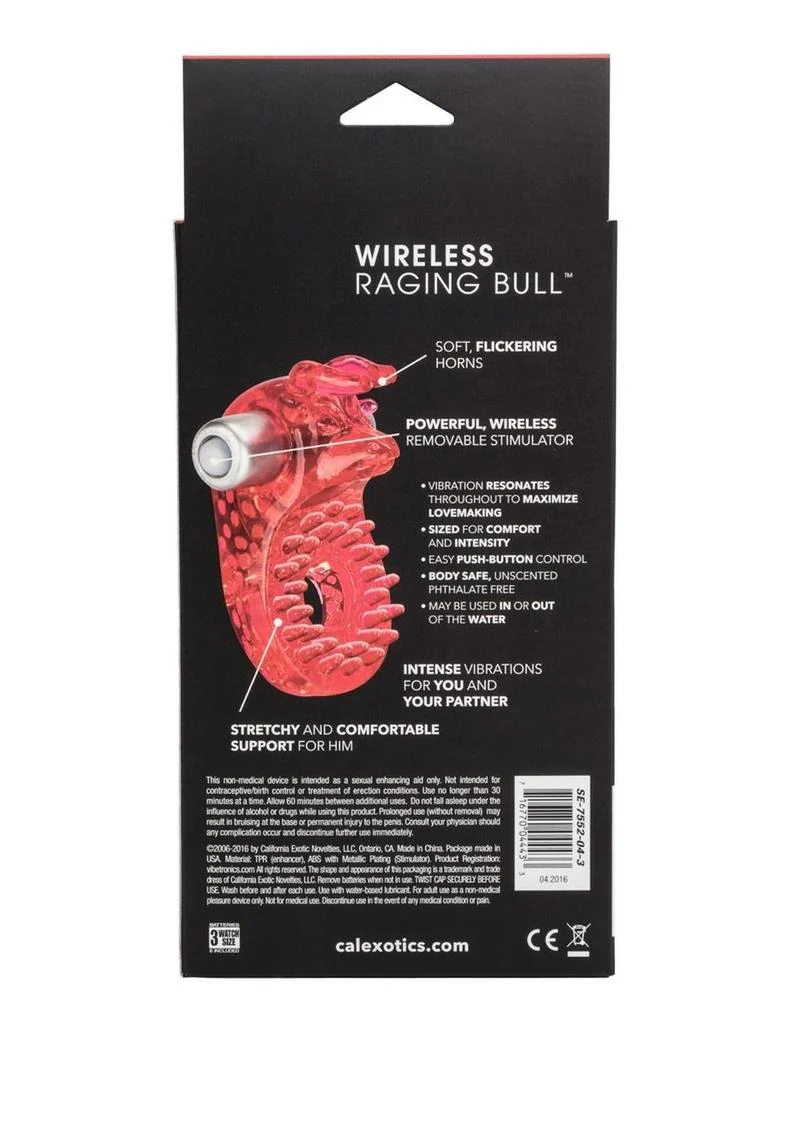 CalExotics Couple's Raging Bull Vibrating Cock Ring - Image 3