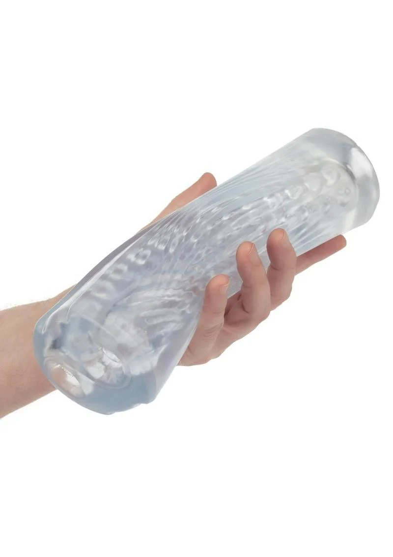 Calexotics Cyclone Dual Ribbed Stroker XL – Clear - Image 3