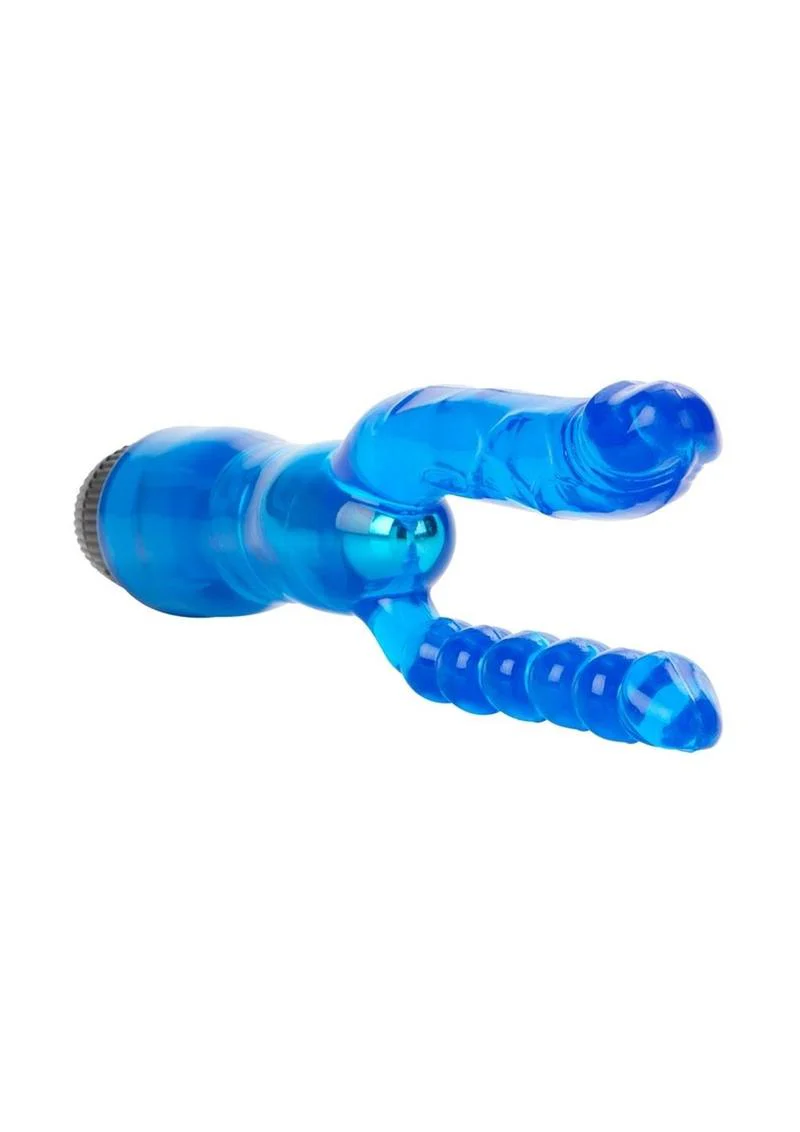 CalExotics Dual Penetrator Vibrator with Anal Beads - Image 2