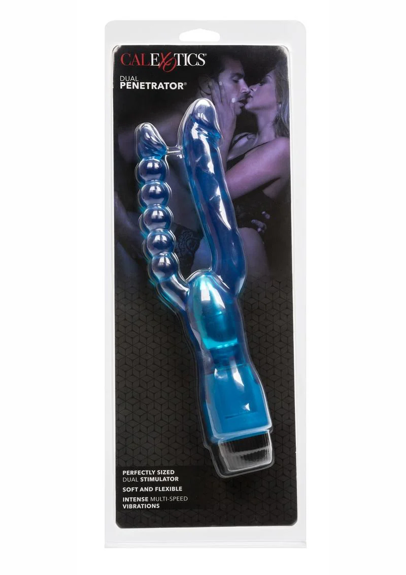 CalExotics Dual Penetrator Vibrator with Anal Beads - Image 4