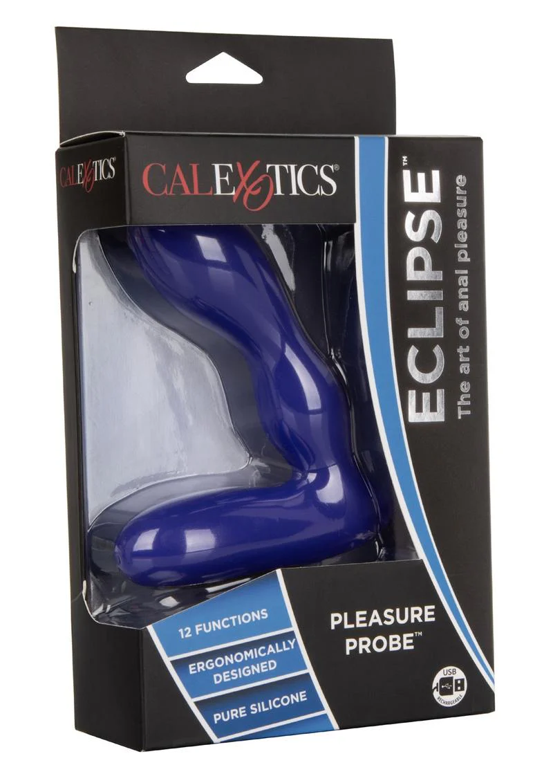 CalExotics Eclipse Pleasure Probe Silicone Butt Plug - Image 4