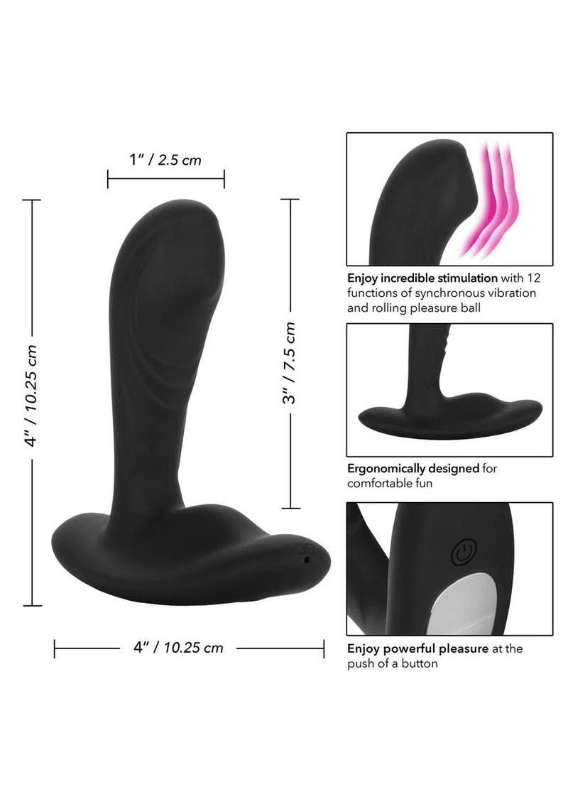 CalExotics Eclipse Tapered Roller Ball Probe Anal Plug - Image 3