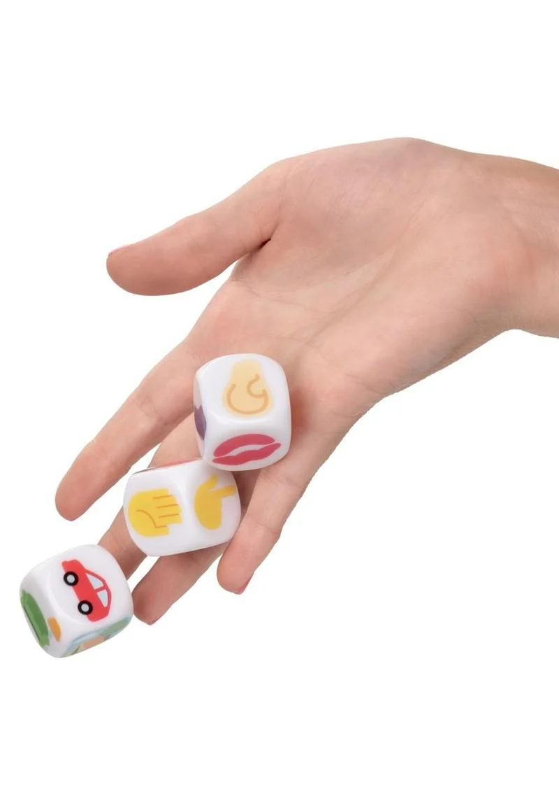 CalExotics Emojigasm Dice Couples Bedroom Game - Image 2
