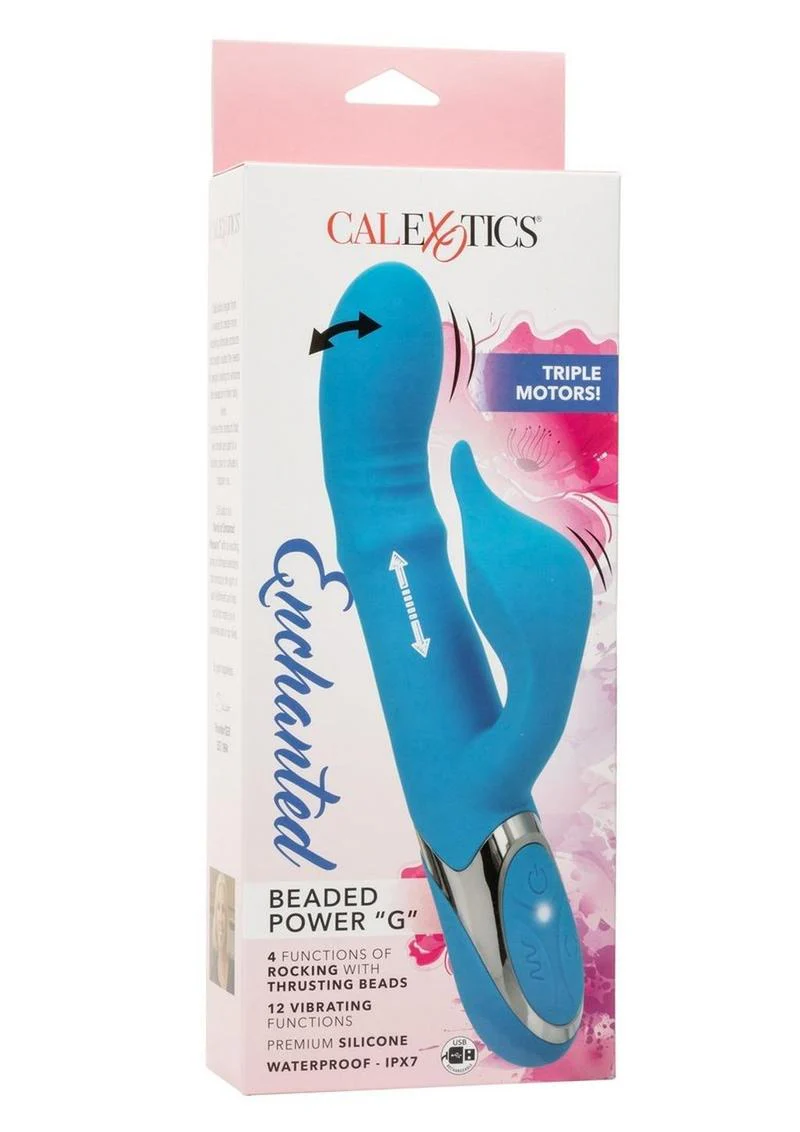 CalExotics Enchanted Beaded Power G-Spot Dual Vibrator - Image 4