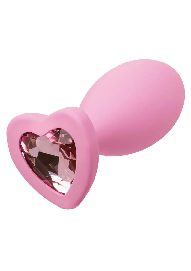 CalExotics First Time Crystal Booty Duo Silicone Anal Plug - Image 2
