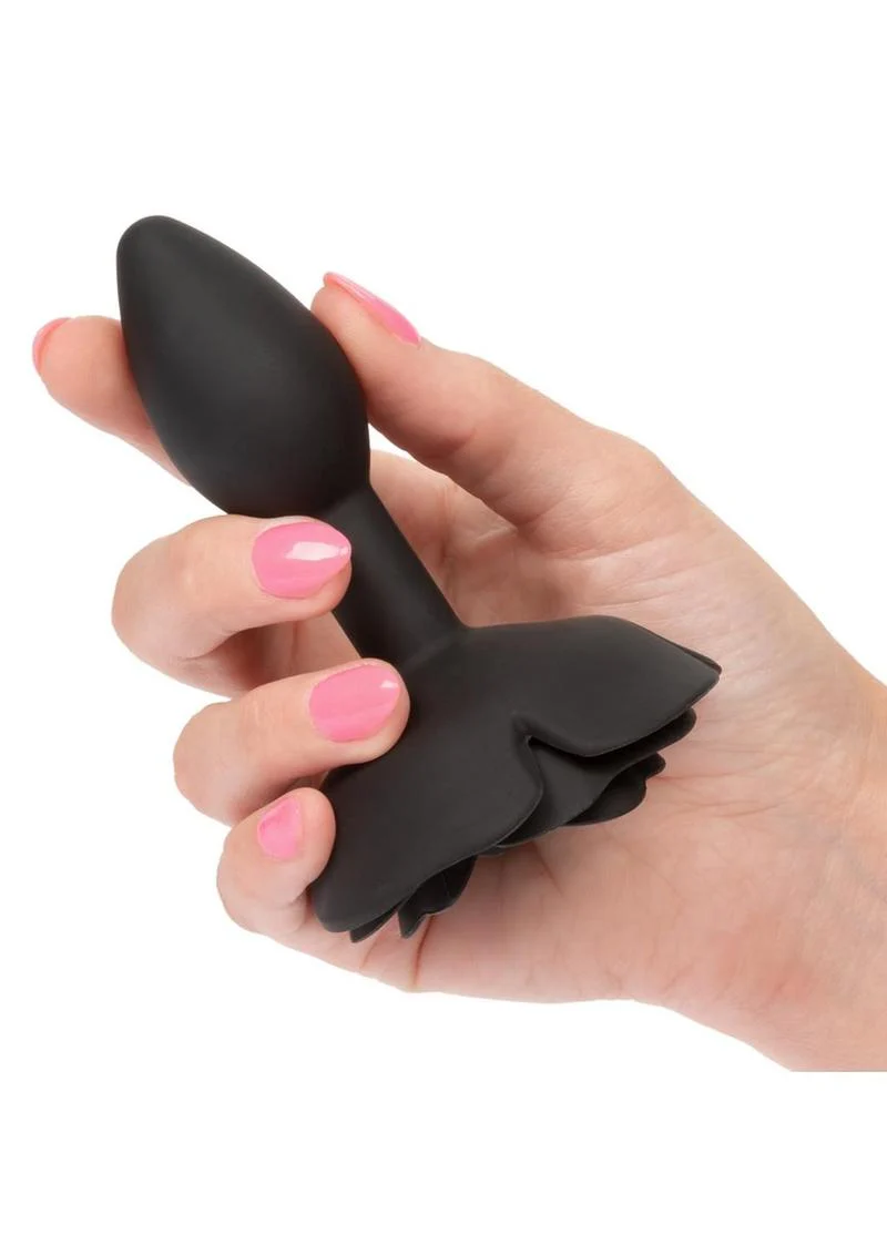 CalExotics Forbidden Rose Large Silicone Anal Plug - Image 3