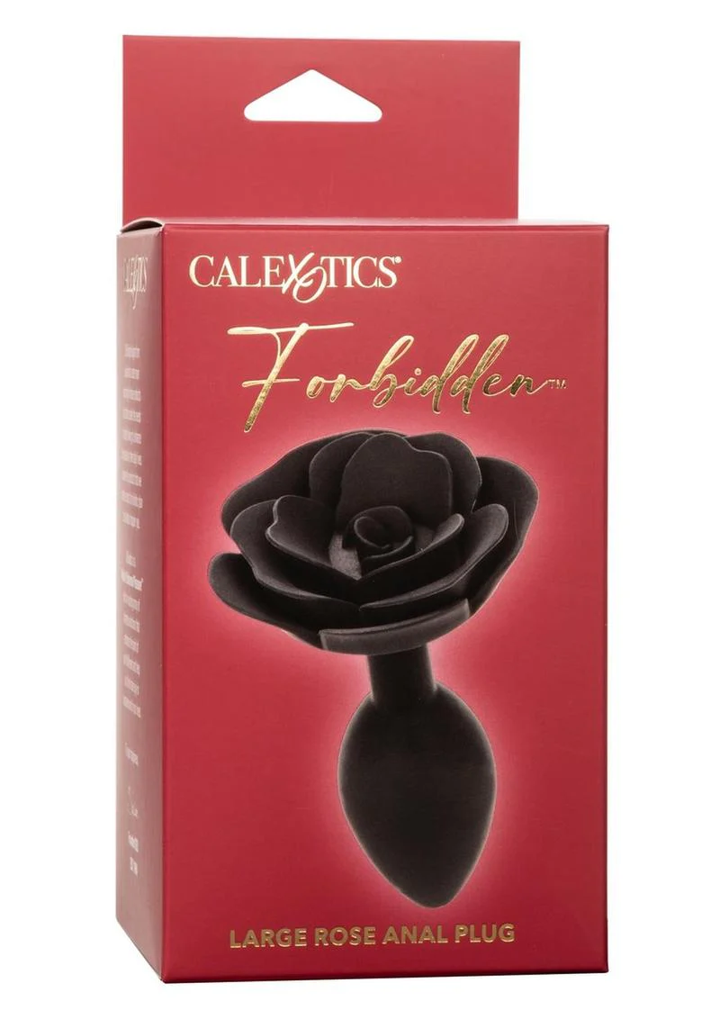 CalExotics Forbidden Rose Large Silicone Anal Plug - Image 8