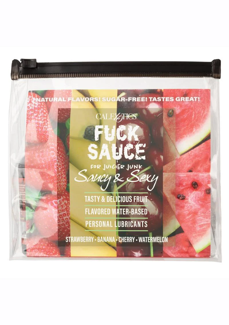 CalExotics Fuck Sauce Flavored Lubricant Variety Pack - Image 3