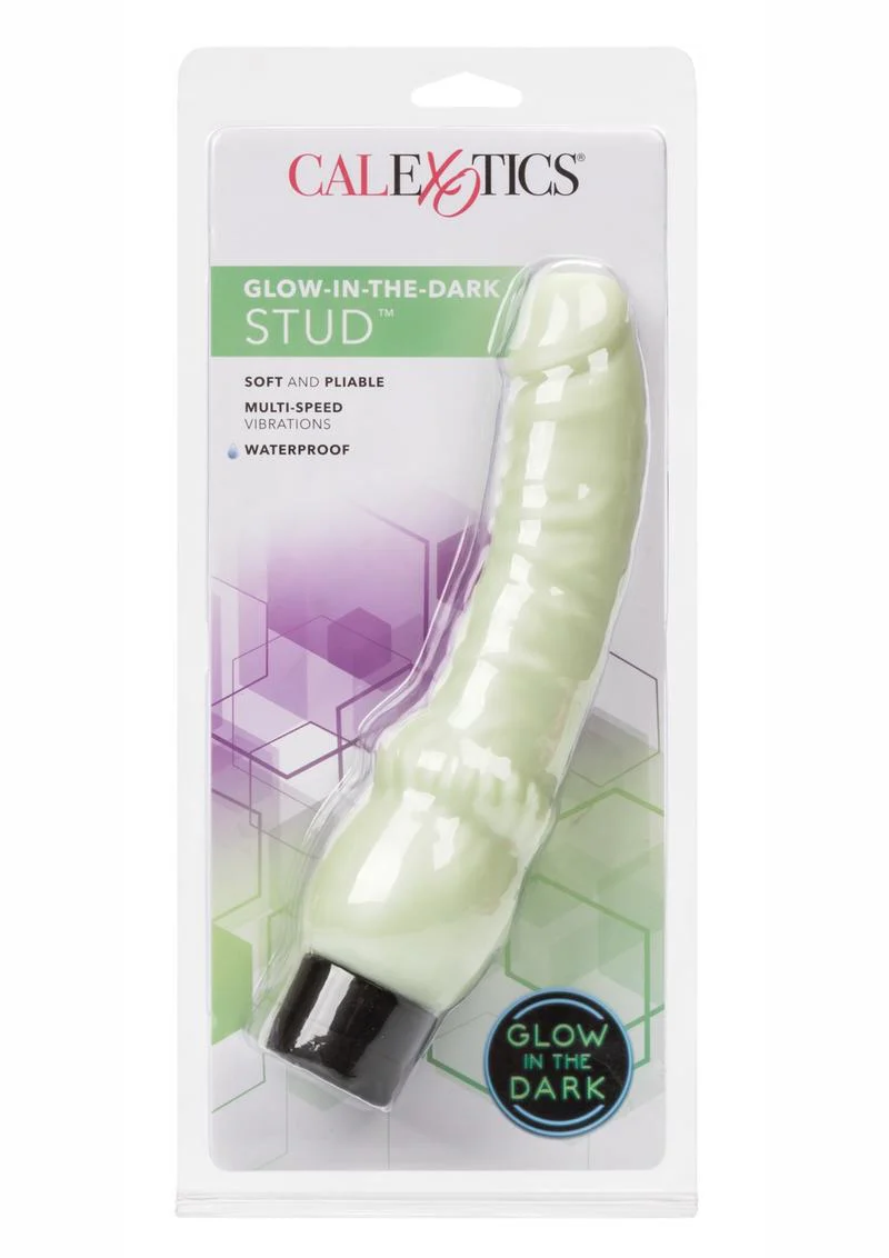 CalExotics Glow-in-the-Dark Stud Vibrator Multi-Speed And Waterproof - Image 4