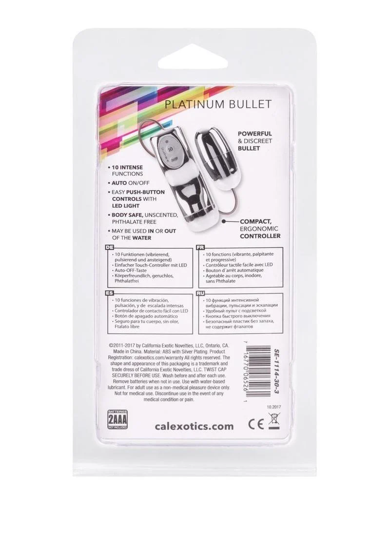 Calexotics Gold Power Bullet with Wired Remote Control - Image 3